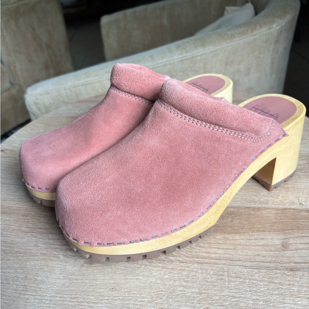 MIA Karma Suede Clogs NEW